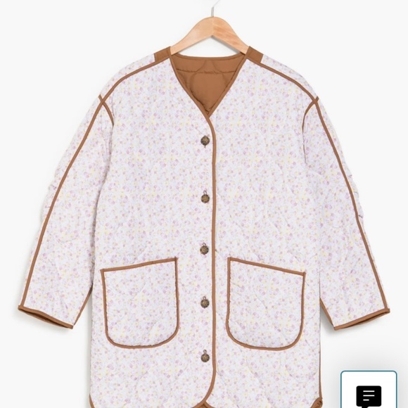 Lucky Brand reversible quilted jacket size M - Picture 3 of 4